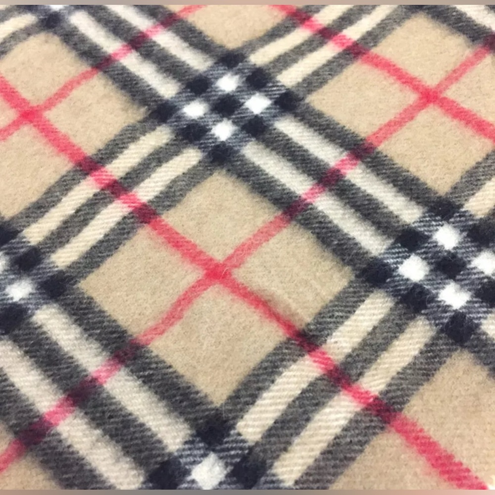 Authentic Burberrys Check 100% Cashmere Stole Scarf Multicolor - Picture 5 of 9
